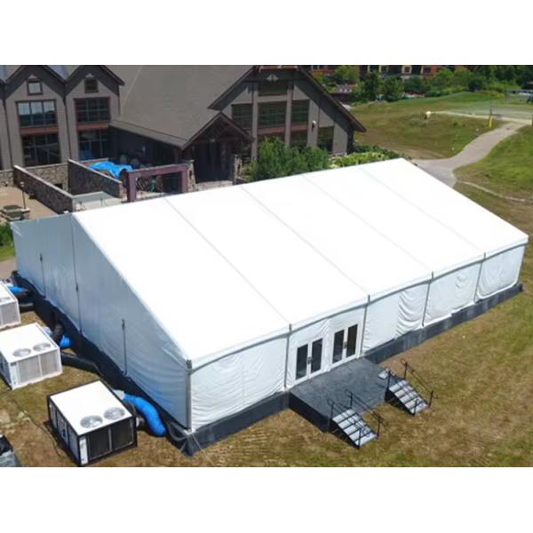 Heavy Duty Alluminum Alloy Waterproof Sunlight Proof Warehouse Tent Large Outdoor Storage Tent