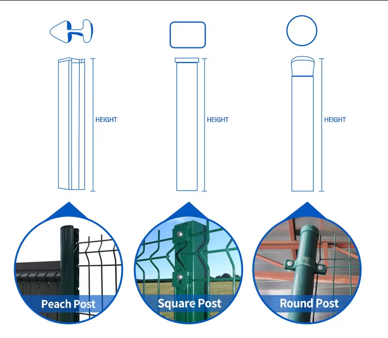 Hot Sale 3D Bending Welded Mesh Fence Hot Dip Galvanized and Powder Coated 3D Wire Trellis & Gates