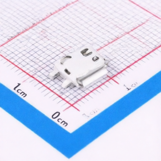 Durable Micro USB Connector Hanxia HX MICRO 4PCB0.8 JB with Gold Plated Contacts and Nickel Base Shell