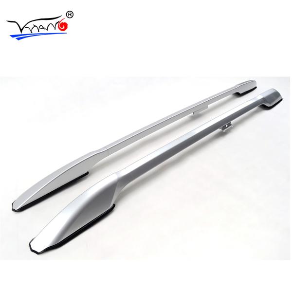 C052 Stainless Steel Car Roof Rack Rails Silver / Black Color For Toyota Land Cruiser