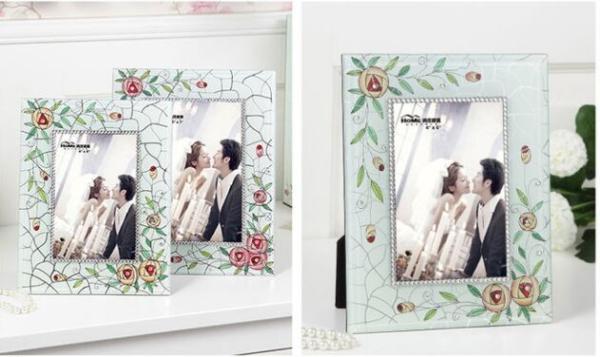 Contemporary Glass Wedding Photo Frames Wedding Gifts For Guests Deluxe