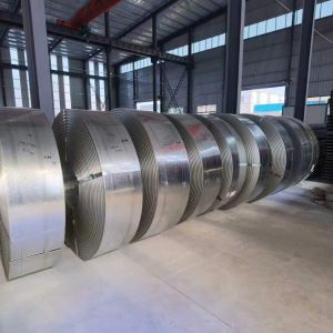 Galvanized Steel Strip / Zinc Coated Steel Strip. skin pass treated for flatness and ductility.