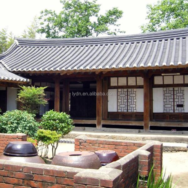 6% Absorción de agua Tejas de techo de arcilla asiática sin glaseado Impermeabilización asequible