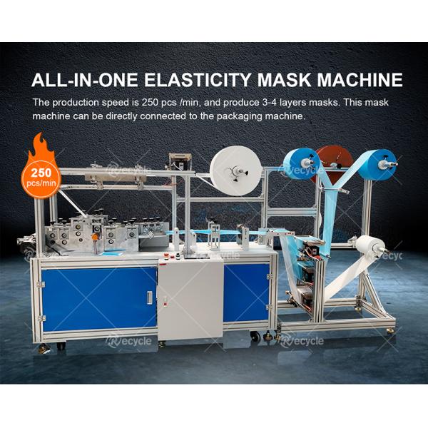 Full Automatic Nonwoven Fabric Ear Tape Face Mask Machine for Disposable Elastic Masks