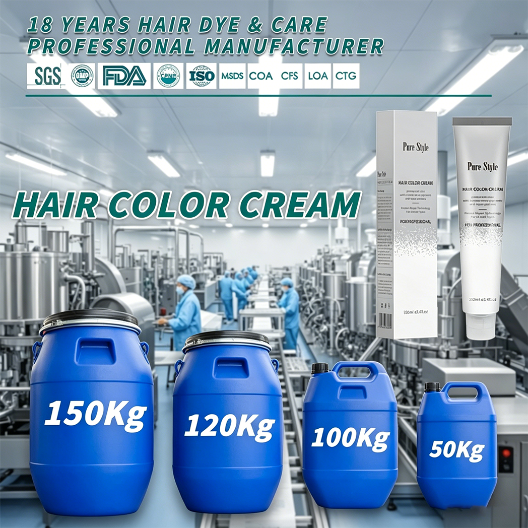 Hair Color Manufacturer OEM Hair Color Cream Hair Color Gentle Formula Wholesale Long Lasting Vibrant Colors