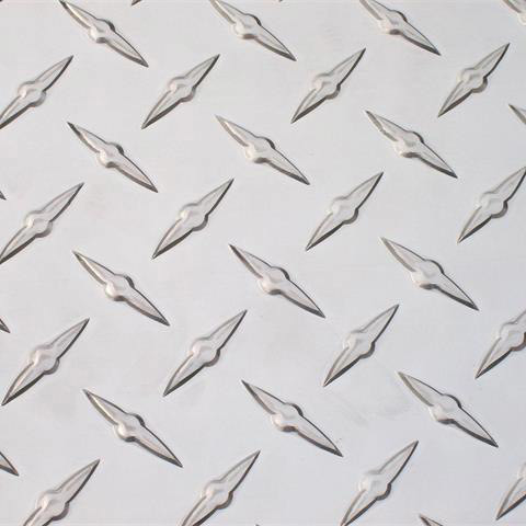 Диамантная чекер-плита Алюминиевая Алюминиевая чекер-плита для обороны Эмобированная сплавная Алюминиевая чекер-плита Металлическая Алюминиевая алмазная плита