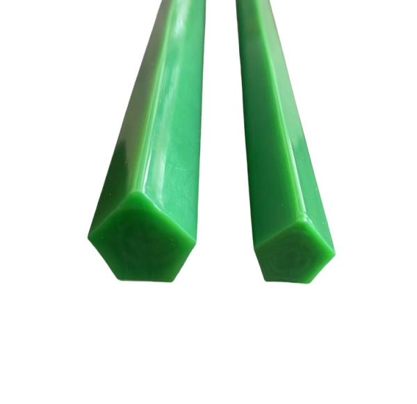 Polyurethane Pentagon Ridge Top Belts 90 Shore A Hardness Abrasion Resistant