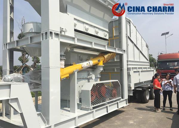 XAP120 316kw Mobile Asphalt Mixing Plant For Building Expressways