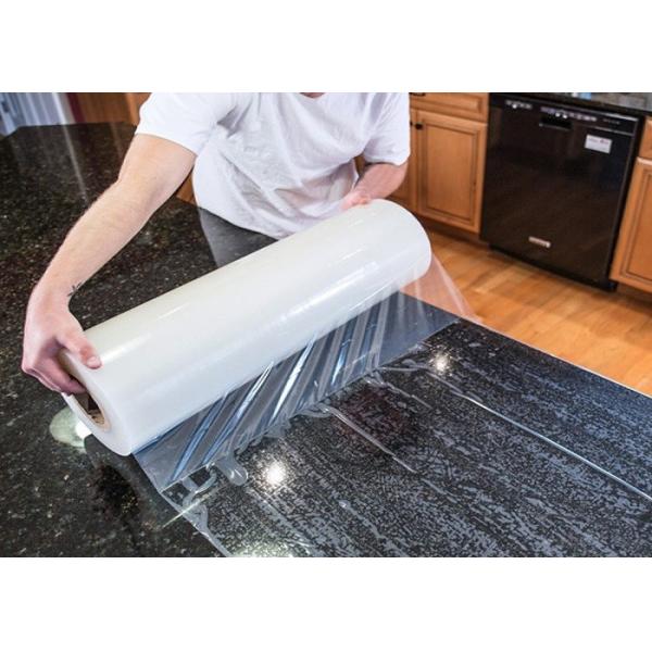Clear Color Carpet Protection Film 20 ~ 1240mm Thickness For Construction /