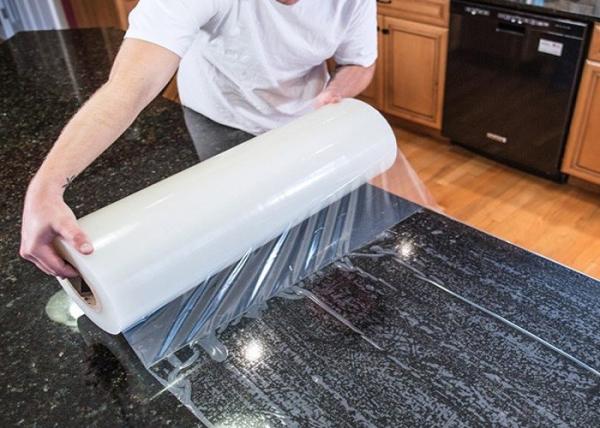 Clear Color Carpet Protection Film 20 ~ 1240mm Thickness For Construction / Renovations