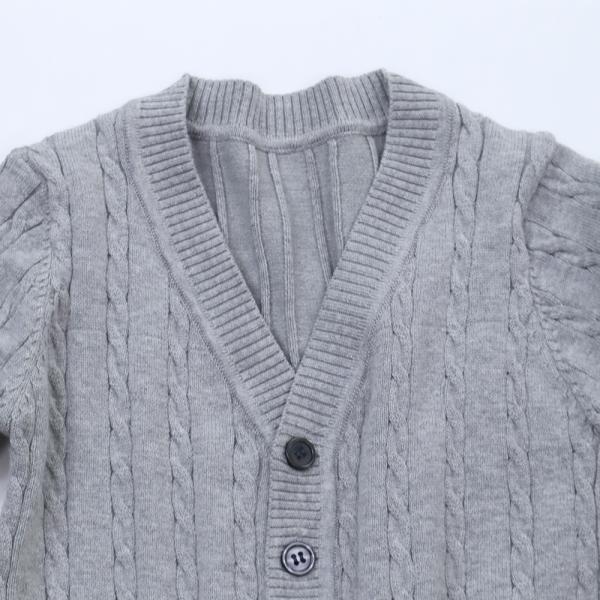 In Stock 90-150 Size Old Fall Winter Kids Toddler Cardigans Baby Boys Buttons Knit Coat Toddler Sweaters