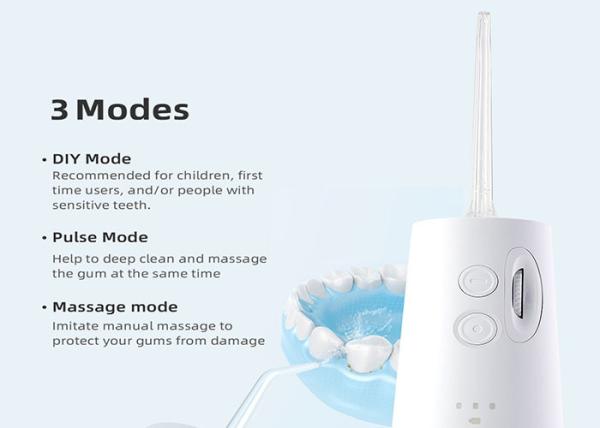 225mm Length Dental Care Water Flosser 300ml Tank Portable Dental Oral Irrigator