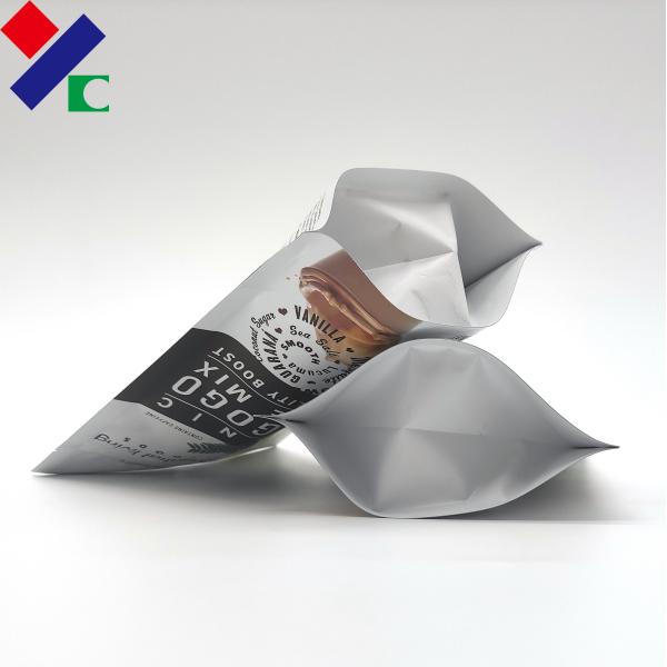 Food Grade Laminated Biodegradable Packaging Bags 80-180mic For Dried Fruit / Snack