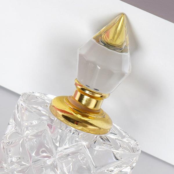 флаконы духов 3ml Кристл гофрируют доказательство утечки роскоши 4*7.5cm шеи