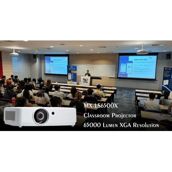 High Brightness 6500 Lumen  Multimedia Projector For Classroom