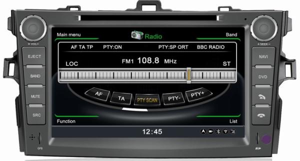 Ouchuangbo Toyota Corolla 2007-2011 audio MP3 media palyer with BT 1080P DVD gps navigation OCB-063