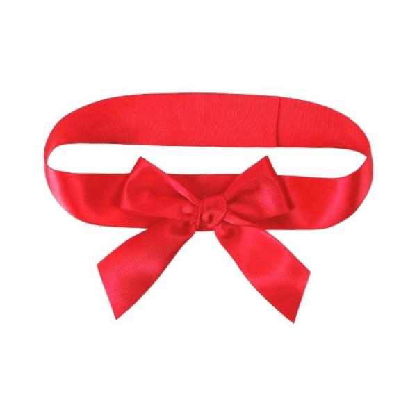 MSD OEM Cor Vermelha Custom Satin Ribbon Arcos Gravatas Caixa Regalo Arco e personalizado