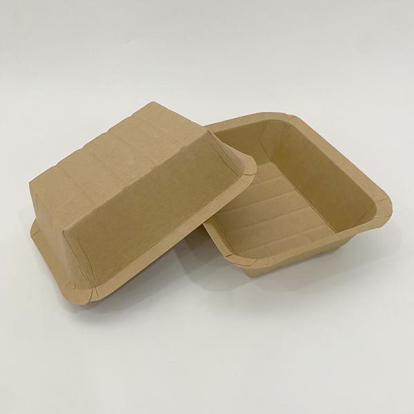250 гм коричневые тарелки для продуктов питания, компостируемая PE покрытие тарелка для бумаги для быстрого питания