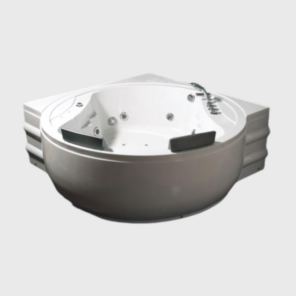 Garden LUCITE Acrylic Resin 72 Inch Freestanding Jetted Tub Hot Spring Soaking Villas