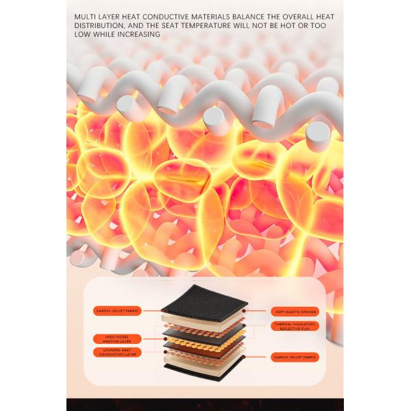 Outdoor Heated Fishing Chair Camping Heated Chair Folding Chair