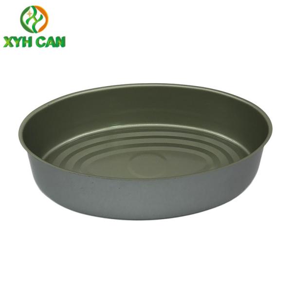 o metal indiano do produto comestível 300g enlata logotipo feito sob encomenda em forma de bacia de Recycable