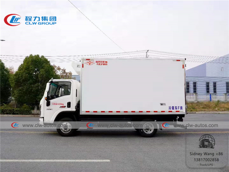 Shacman 4x2 5T Refrigerated король Холодильник Hanxue несущей Van Тележки С термо-