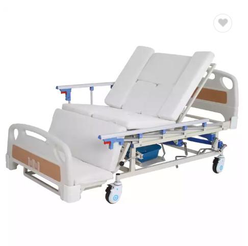 Multifunction Cama De Manual Medical Hospital Home Care Nursing Bed With Toilet