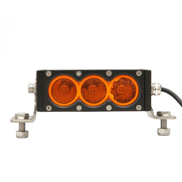 Super bright 30W yellow spot single row led light bar CREE LED PC lens  HCB-L30SDC