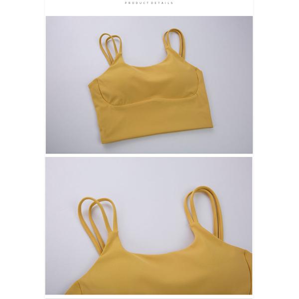 Проложенные облегченные нажимают вверх пригонку бюстгальтера спорт женщин 210g хорошую плотную