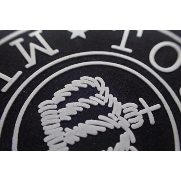 Corrections en caoutchouc de mousse de logo de Microfiber d'habillement