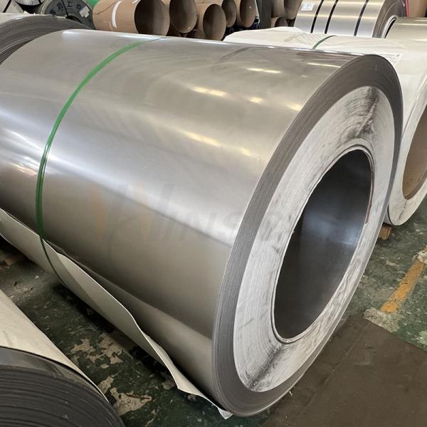 2B 201 Cold Rolled Stainless Steel Coil Slie Edge JIS201 For Construction