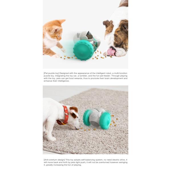 Pet Toy Playing ABS PC Fun IQ Treat Interactive Food Dispensing Ball Dogs and Cats Pet