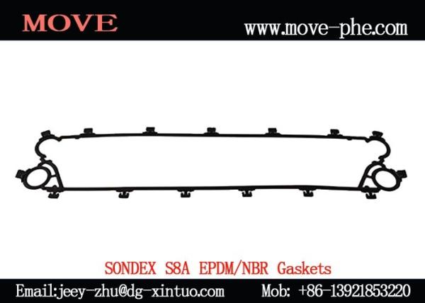 Supply EPDM Plate&Gasket Sondex S8A 656*70mm Replacement Plate Heat Exchanger Spare Parts