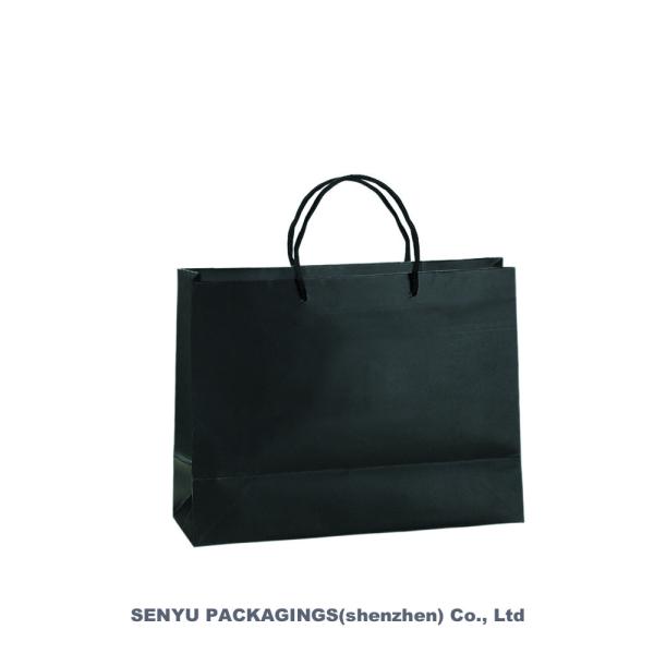 Gift Shopping Stand Up Kraft Paper Bag with Handle Eco Friendly OEM Availalbe