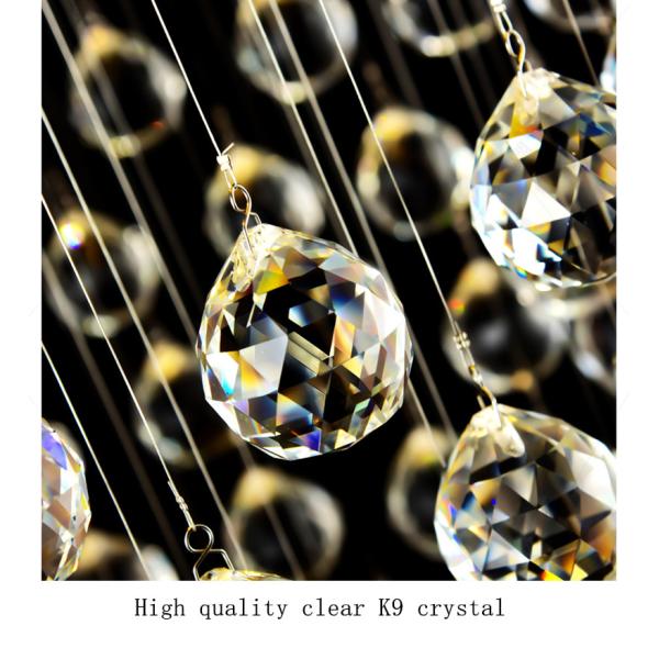 Modern Lustre Crystal Ball Design Chandelier Large Crystal Ball Chandelier(WH-NC-20)
