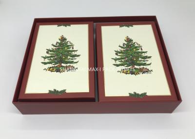 Square Jumbo Pre Wrapped Christmas Gift Boxes  All Sizes Offset Printing Semi Auto Made