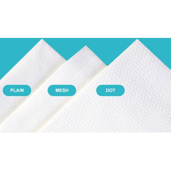 Paralelo no tejido de la tela de Spunlace del Pes de la fuerza el 80% del 20% que traslapa para los trapos mojados