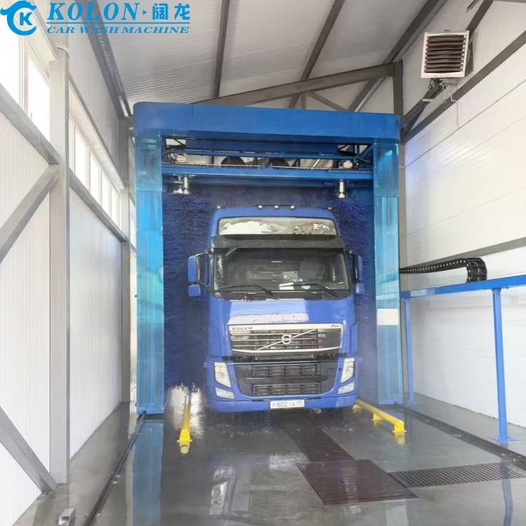 KL-BS11 Fully Automatic Bus Truck Wash System 28-Meter 110KW Industrial Cleaning