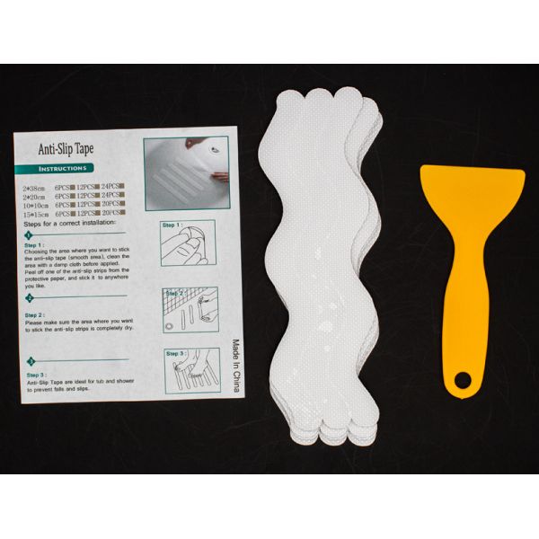 Cross-Border Anti-Slip Bathroom PEVA Stickers Self-Adhesive Shower Room Bathtub Strips Acrylic Masking for Stairs and Floors
