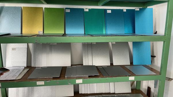 AZM120 ASTM A792M S350GD 55% Aluzinc Steel AFP Galvalume Steel  0.48*1219 GL Roof Panels Stone Coated Tiles Villa Roof