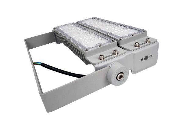 Die Casting Alumium Led Tunnel Lamp 130lm/w Daylight Silver 100W 5 Years Warranty