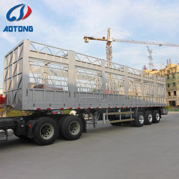 3*13ton Axle Steel Semi Cargo Trailer for Livestock Transport in Nigeria and Australia
