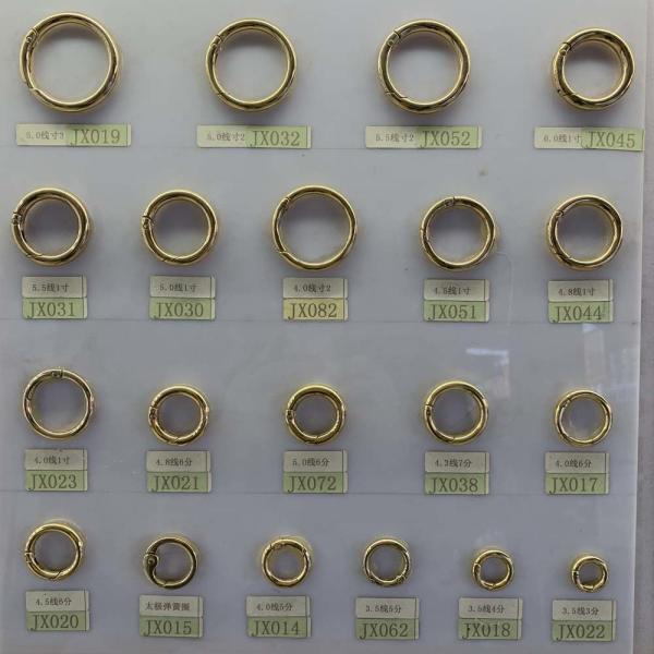 Zinc Alloy Bag Making Accessories O Circle Ring 10mm 15mm 25mm
