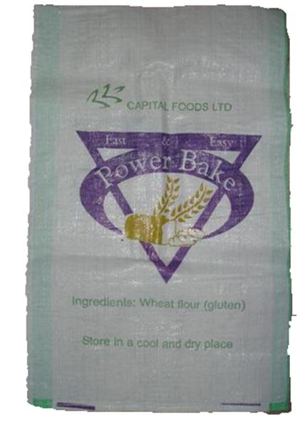 OEM PP Wheat Flour Packing Bags , Woven Sack Bags For Agricultural / Indusrial