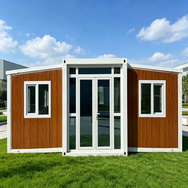 Luxury Expandable Container House with Double Wing Design