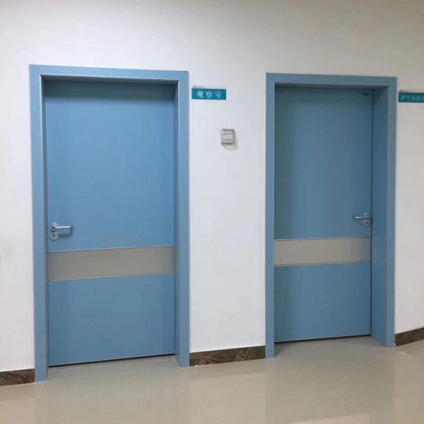 Custom Hygienic Pharmaceutical Clean Room Door Honeycomb Paper Infill