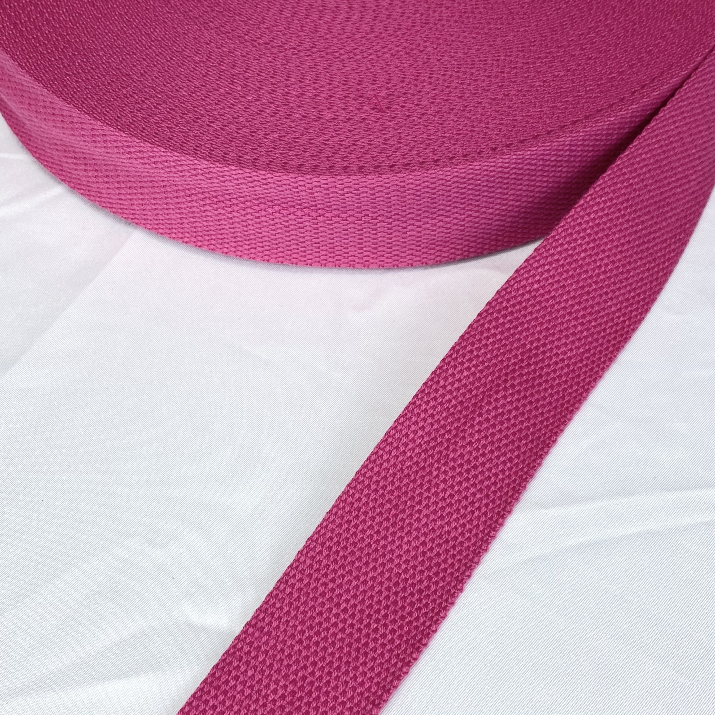 Soft bead Polyester-cotton webbing in a variety of colors Dupont Tote bag strap Textiles