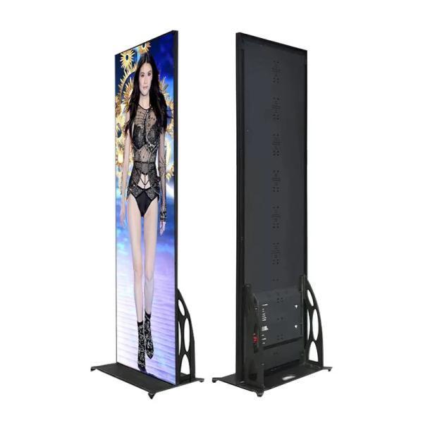 Floor stand digital signage LED video wall digital poster 4k resolution