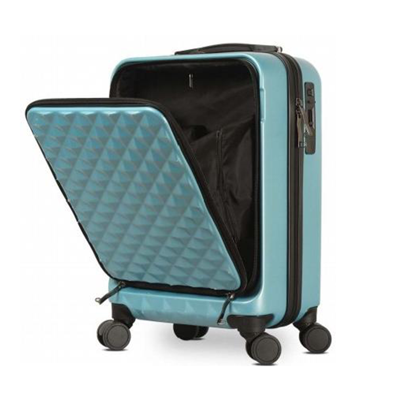 Front Open Extra Large Trolley Bags 20IN 24IN Polycarbonate Abs Luggage