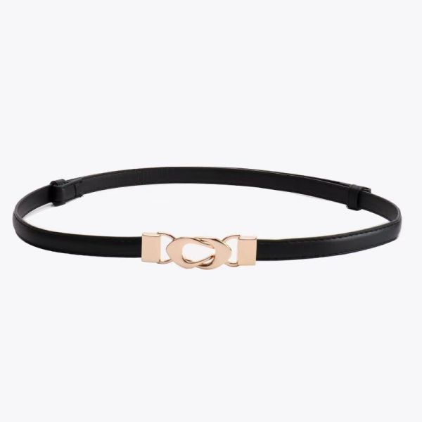 New hook-and-loop adjustable belt for women, versatile and minimalist, perfect with dresses and coats, slimming waistline, thin and easy to carry and store.